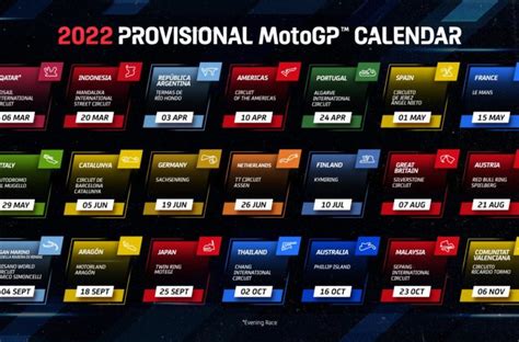 motogp calendar 2022